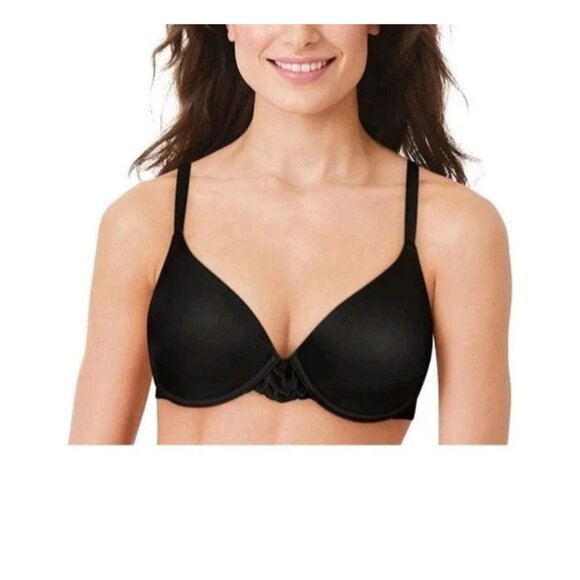 Bali One Smooth U Dreamwire Full-Figure Underwire Bra DF6580 Black 34DD - Picture 1 of 1